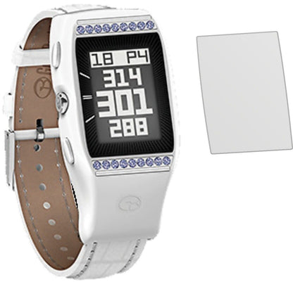 Matte Displayschutzfolie von dipos passend für Golfbuddy LD2, präziser Zuschnitt und blasenfrei montiert