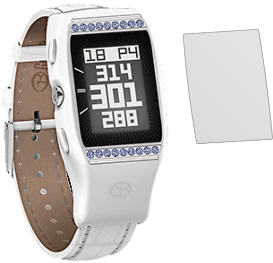 Matte Displayschutzfolie von dipos passend für Golfbuddy LD2, präziser Zuschnitt und blasenfrei montiert