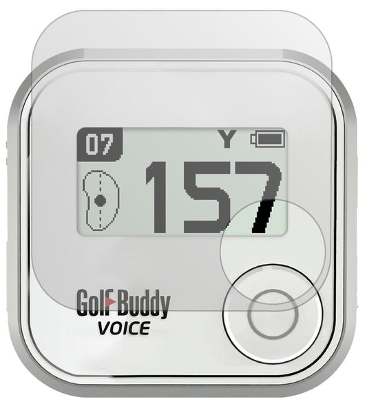 Matte Displayschutzfolie von dipos passend für Golfbuddy Voice, präziser Zuschnitt und blasenfrei montiert