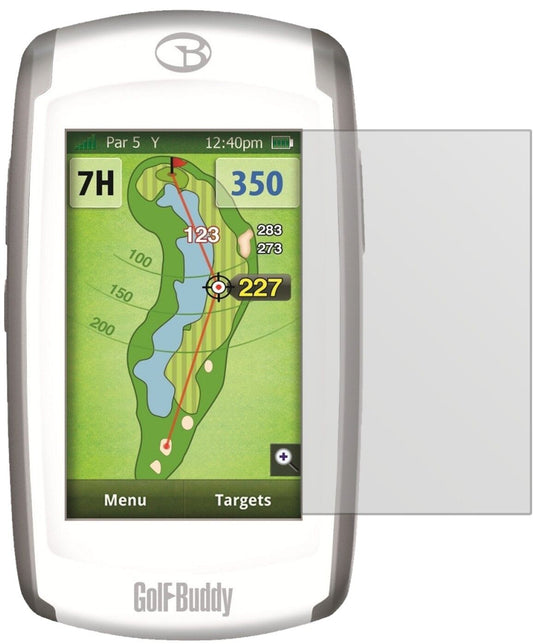 Matte Displayschutzfolie von dipos passend für Golfbuddy World Platinum 2, präziser Zuschnitt und blasenfrei montiert