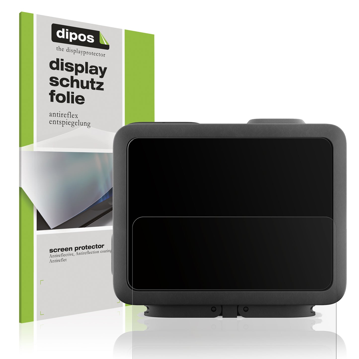 Matte Displayschutzfolie von dipos passend für GoPro Hero 2024, präziser Zuschnitt und blasenfrei montiert