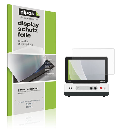 Matte Displayschutzfolie von dipos passend für Gymna Elexeo, präziser Zuschnitt und blasenfrei montiert