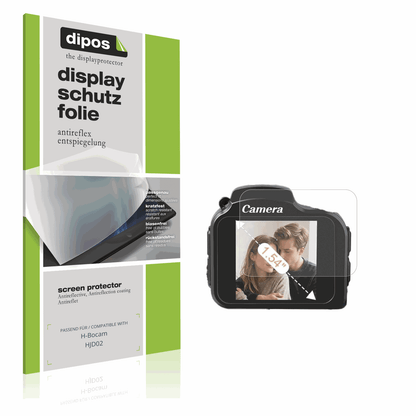 Matte Displayschutzfolie von dipos passend für H-Bocam HJD02, präziser Zuschnitt und blasenfrei montiert