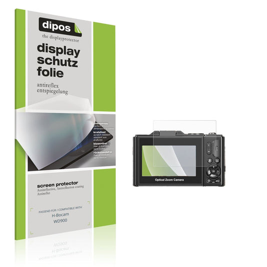 Matte Displayschutzfolie von dipos passend für H-Bocam WD900, präziser Zuschnitt und blasenfrei montiert