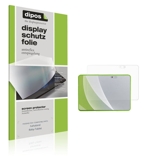 Matte Displayschutzfolie von dipos passend für hahaland Baby-Tablet, präziser Zuschnitt und blasenfrei montiert