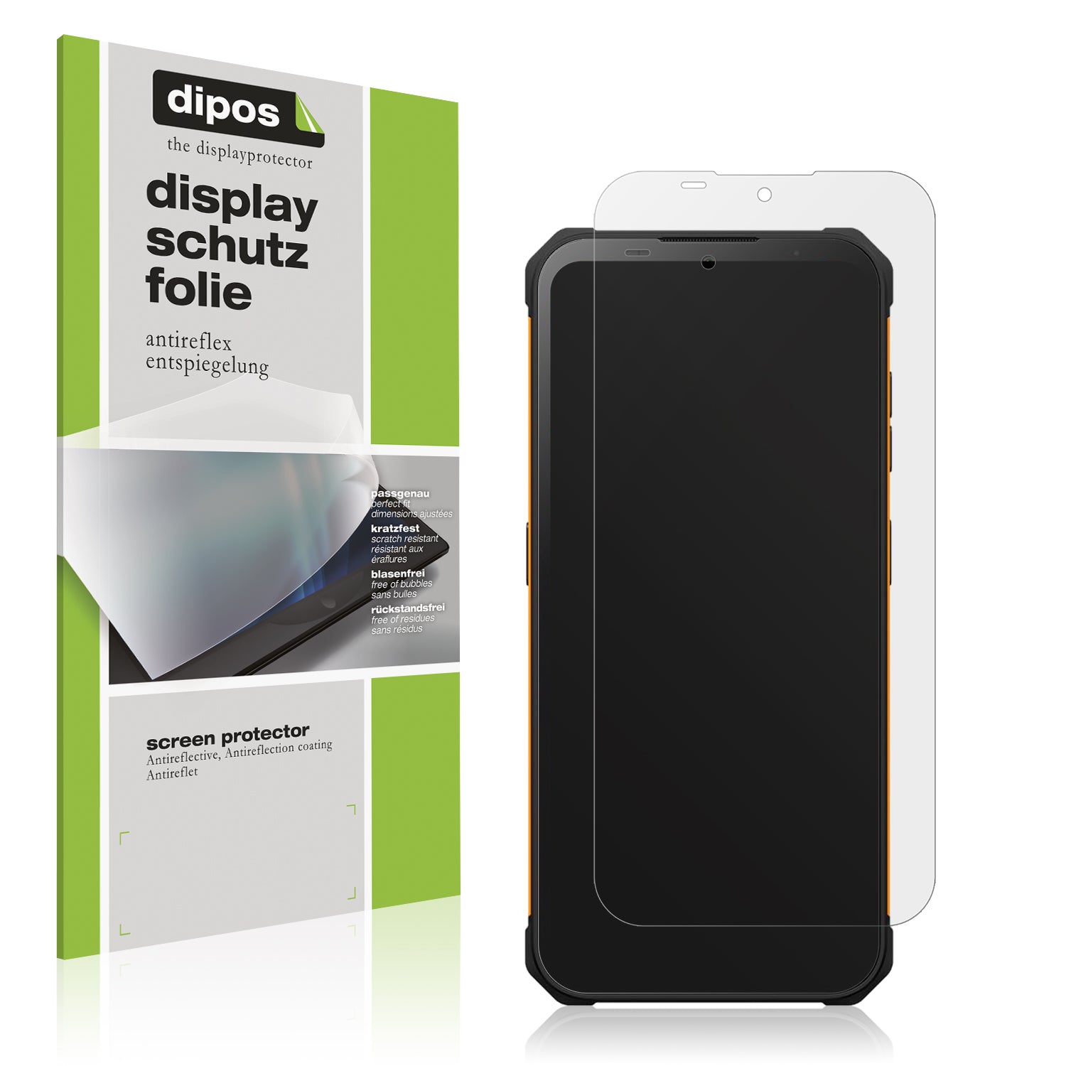 Matte Displayschutzfolie von dipos passend für Hammer H Iron, präziser Zuschnitt und blasenfrei montiert