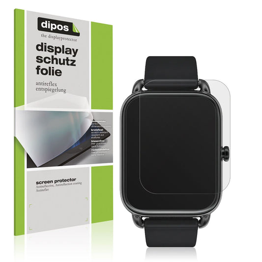 Matte Displayschutzfolie von dipos passend für Haylou RS4, präziser Zuschnitt und blasenfrei montiert