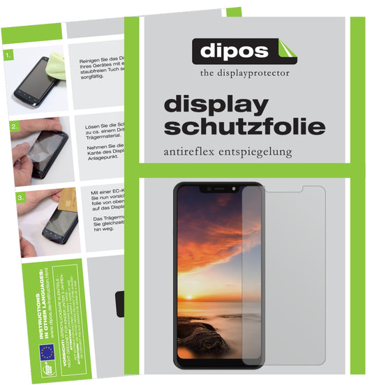Matte Displayschutzfolie von dipos passend für Hisense H18, präziser Zuschnitt und blasenfrei montiert
