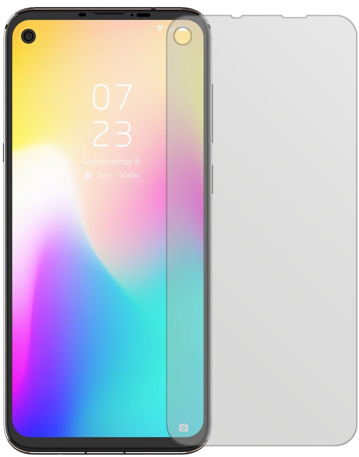 Matte Displayschutzfolie von dipos passend für Hisense Infinity U30, präziser Zuschnitt und blasenfrei montiert