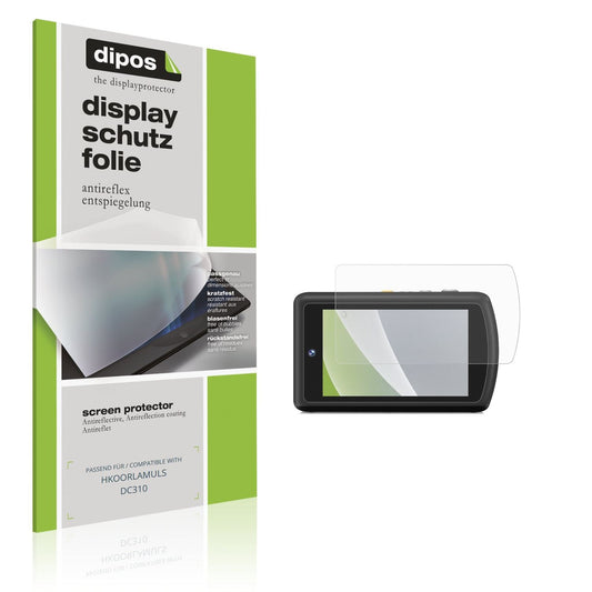 Matte Displayschutzfolie von dipos passend für HKOORLAMULS DC310, präziser Zuschnitt und blasenfrei montiert
