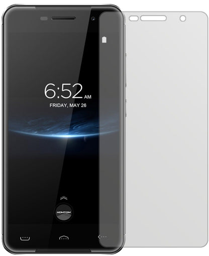 Matte Displayschutzfolie von dipos passend für HOMTOM HT37 Pro, präziser Zuschnitt und blasenfrei montiert