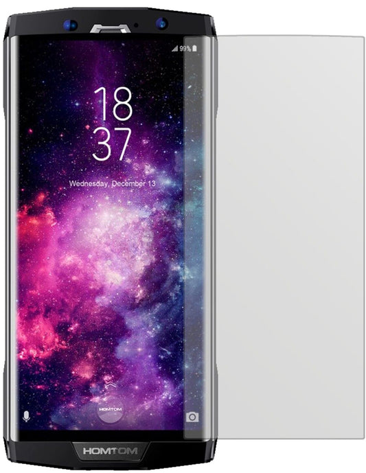 Matte Displayschutzfolie von dipos passend für Homtom HT70, präziser Zuschnitt und blasenfrei montiert