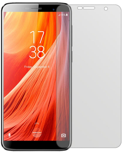 Matte Displayschutzfolie von dipos passend für HOMTOM S7, präziser Zuschnitt und blasenfrei montiert