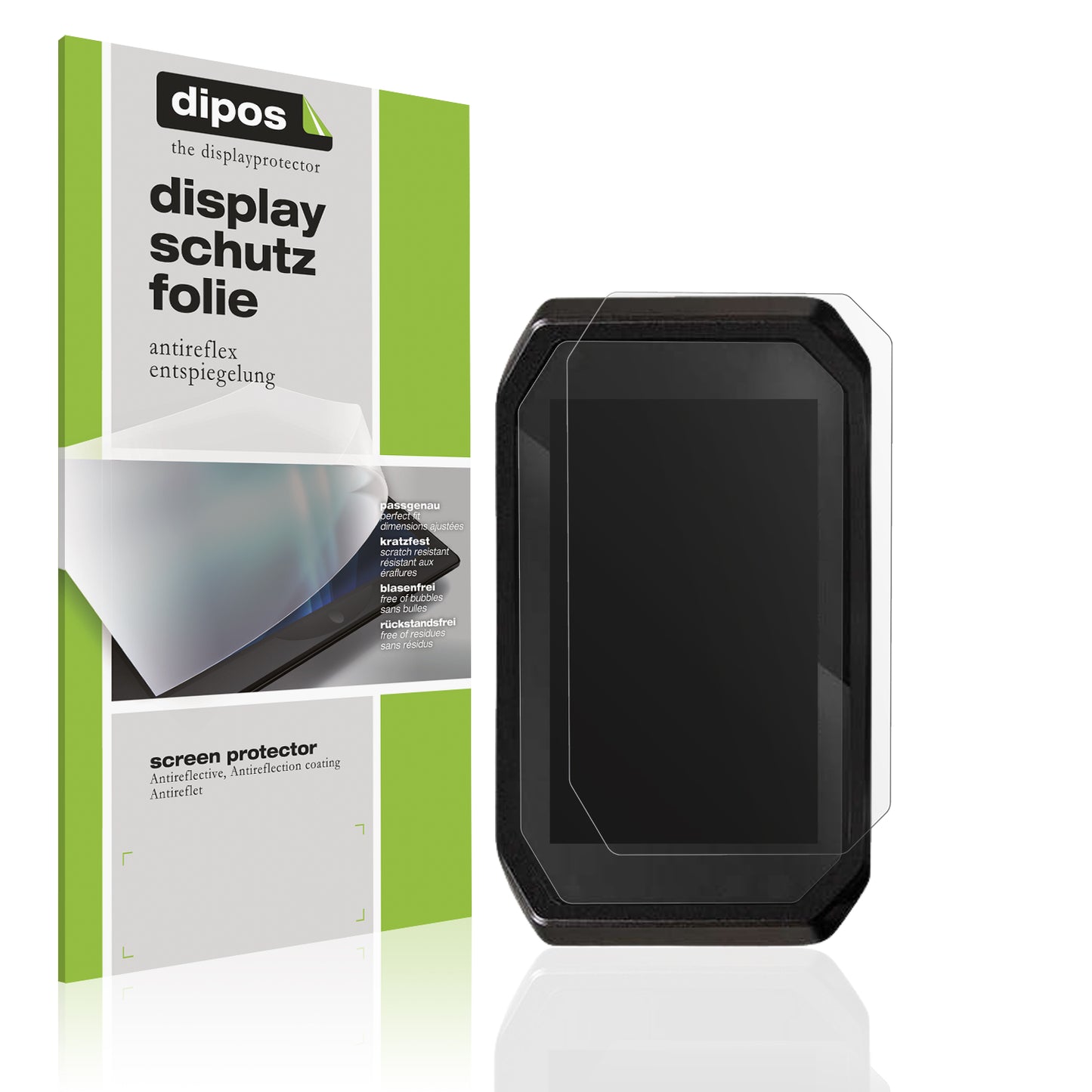Matte Displayschutzfolie von dipos passend für Honda CBR 1000 RR, präziser Zuschnitt und blasenfrei montiert
