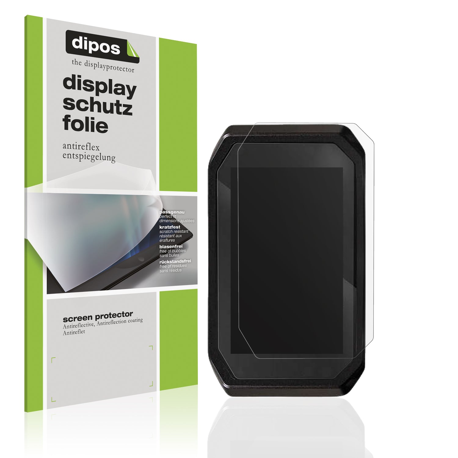 Matte Displayschutzfolie von dipos passend für Honda CBR 1000 RR, präziser Zuschnitt und blasenfrei montiert