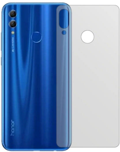 Matte Displayschutzfolie von dipos passend für Honor 10 Lite Rückseite, präziser Zuschnitt und blasenfrei montiert