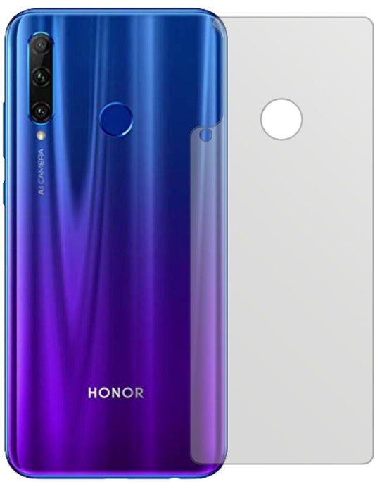 Matte Displayschutzfolie von dipos passend für Honor 20 lite Rückseite, präziser Zuschnitt und blasenfrei montiert