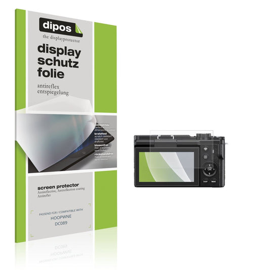 Matte Displayschutzfolie von dipos passend für HOOPWNE DC089, präziser Zuschnitt und blasenfrei montiert