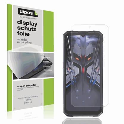 Matte Displayschutzfolie von dipos passend für Hotwav Cyber 18, präziser Zuschnitt und blasenfrei montiert
