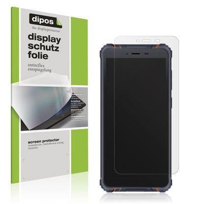 Matte Displayschutzfolie von dipos passend für Hotwav T5 Max, präziser Zuschnitt und blasenfrei montiert
