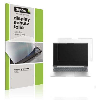 Matte Displayschutzfolie von dipos passend für HP Elitebook 655 G11 16 Zoll, präziser Zuschnitt und blasenfrei montiert