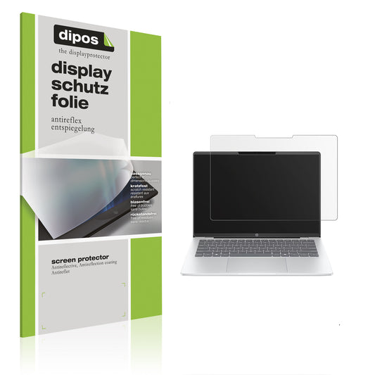 Matte Displayschutzfolie von dipos passend für HP OmniBook 5 14 Zoll, präziser Zuschnitt und blasenfrei montiert