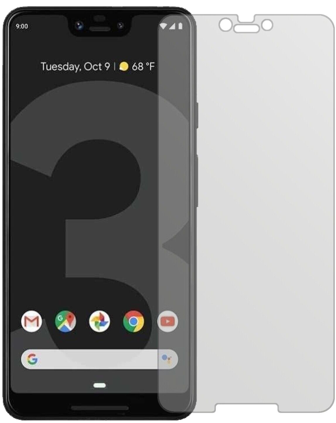 Matte Displayschutzfolie von dipos passend für HTC Exodus 1, präziser Zuschnitt und blasenfrei montiert