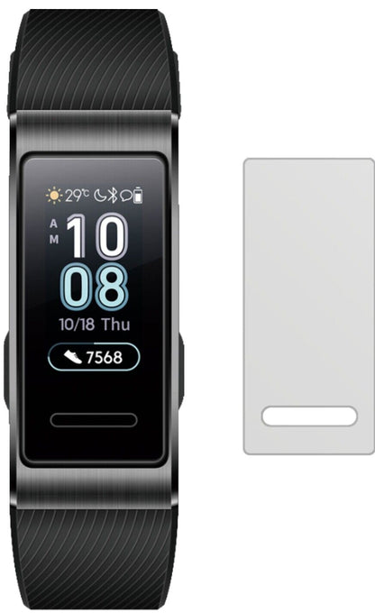 Matte Displayschutzfolie von dipos passend für Huawei Band 3 Pro, präziser Zuschnitt und blasenfrei montiert