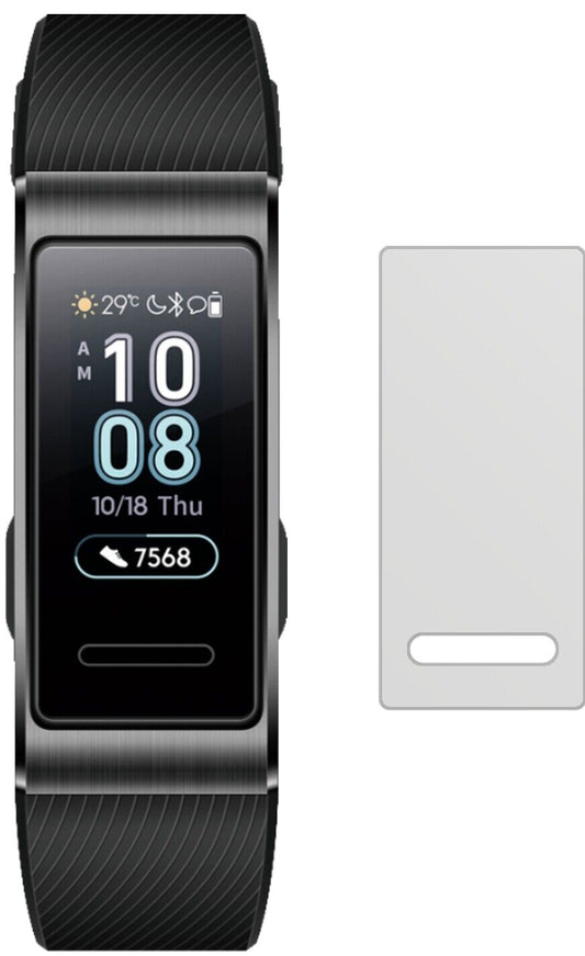 Matte Displayschutzfolie von dipos passend für Huawei Band 3 Pro, präziser Zuschnitt und blasenfrei montiert