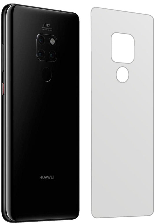 Matte Displayschutzfolie von dipos passend für Huawei Mate 20 Rückseite, präziser Zuschnitt und blasenfrei montiert