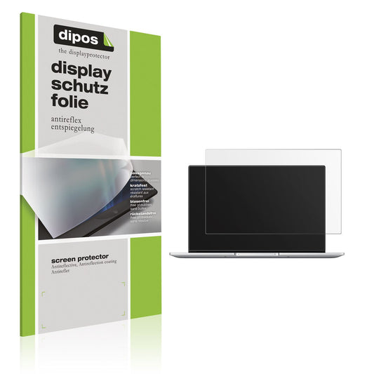 Matte Displayschutzfolie von dipos passend für Huawei Matebook 14, präziser Zuschnitt und blasenfrei montiert