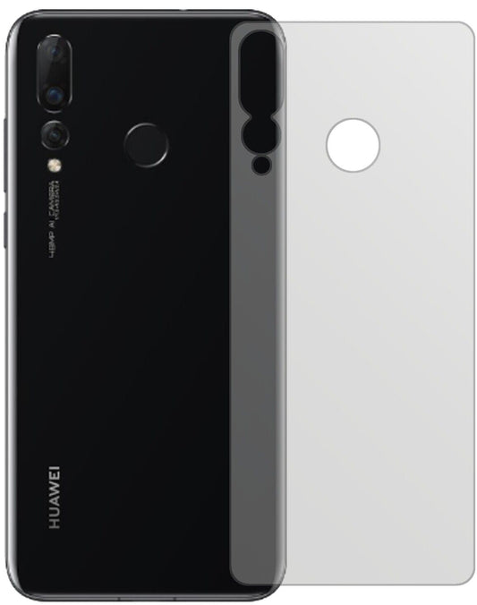 Matte Displayschutzfolie von dipos passend für Huawei Nova 4 Rückseite, präziser Zuschnitt und blasenfrei montiert