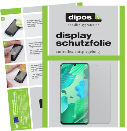 Matte Displayschutzfolie von dipos passend für Huawei nova 5 Pro, präziser Zuschnitt und blasenfrei montiert