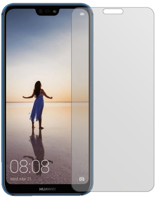Matte Displayschutzfolie von dipos passend für Huawei P20 Lite, präziser Zuschnitt und blasenfrei montiert
