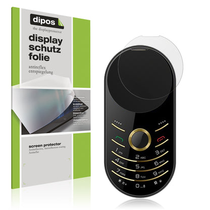 Matte Displayschutzfolie von dipos passend für I Kall K59 Circle, präziser Zuschnitt und blasenfrei montiert