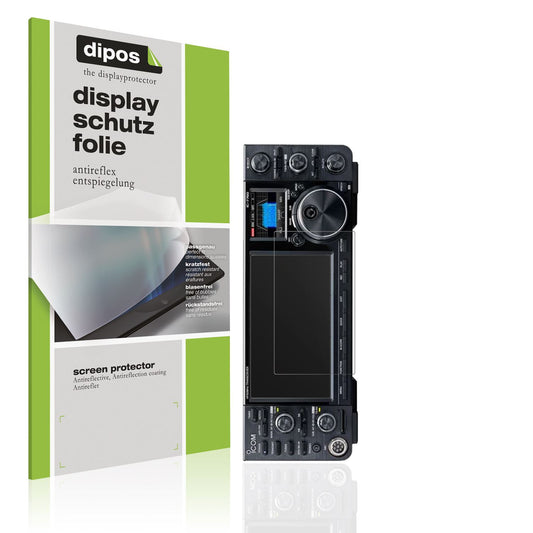 Matte Displayschutzfolie von dipos passend für Icom IC-7760, präziser Zuschnitt und blasenfrei montiert