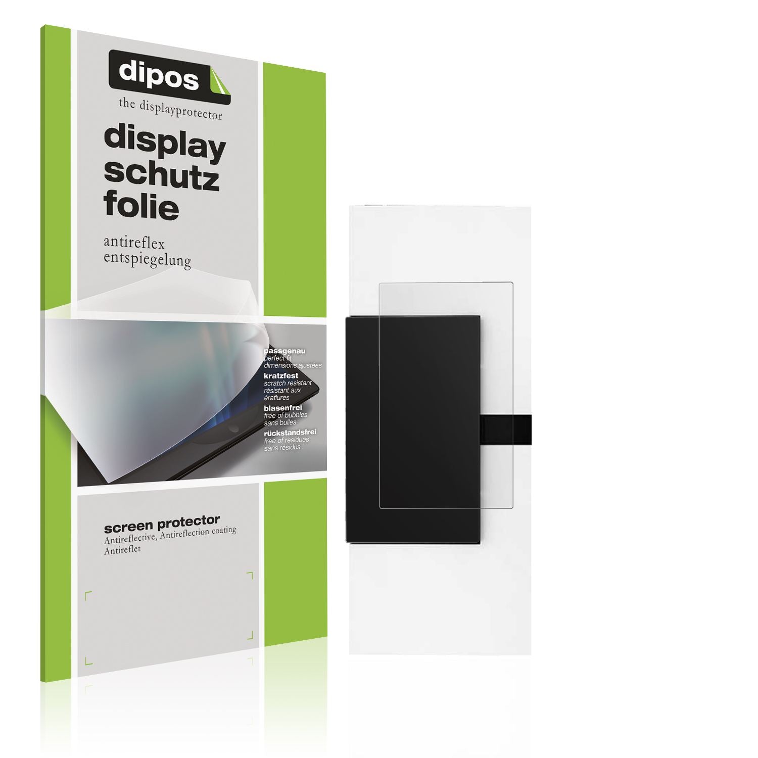 Matte Displayschutzfolie von dipos passend für Jura ENA 4, präziser Zuschnitt und blasenfrei montiert