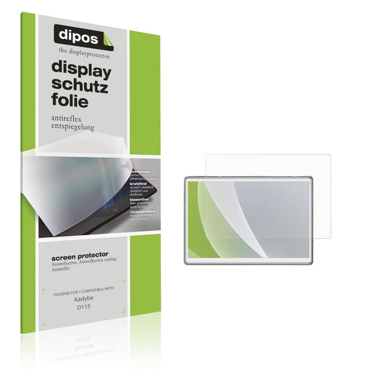 Matte Displayschutzfolie von dipos passend für Kadybe D115, präziser Zuschnitt und blasenfrei montiert
