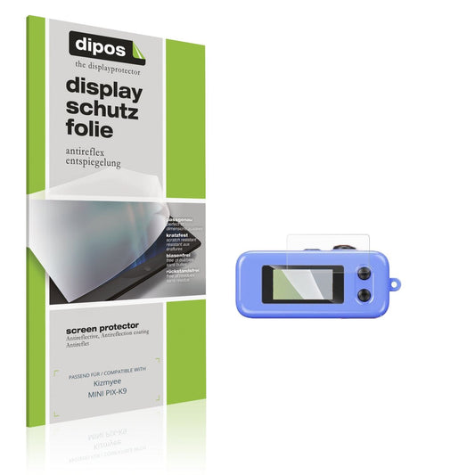 Matte Displayschutzfolie von dipos passend für Kizmyee MINI PIX-K9, präziser Zuschnitt und blasenfrei montiert