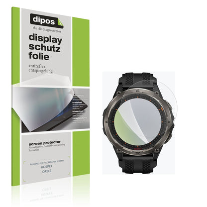 Matte Displayschutzfolie von dipos passend für KOSPET ORB 2, präziser Zuschnitt und blasenfrei montiert