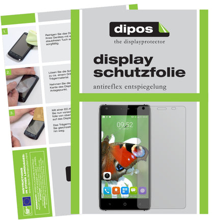 Matte Displayschutzfolie von dipos passend für Landvo XM200 Pro, präziser Zuschnitt und blasenfrei montiert