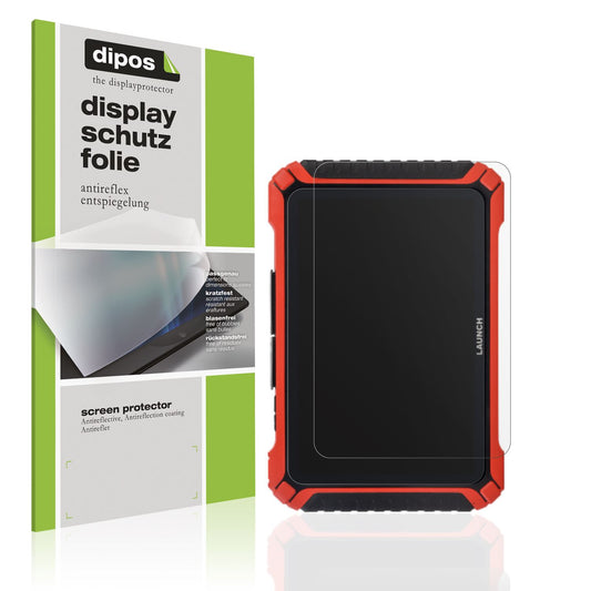 Matte Displayschutzfolie von dipos passend für Launch X-431 Pad IX, präziser Zuschnitt und blasenfrei montiert