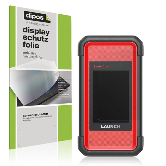 Matte Displayschutzfolie von dipos passend für Launch X431 SmartLink C V2.0, präziser Zuschnitt und blasenfrei montiert