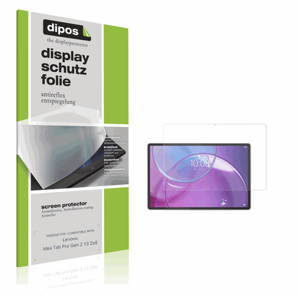 Matte Displayschutzfolie von dipos passend für Lenovo Idea Tab Pro Gen 2 13 Zoll, präziser Zuschnitt und blasenfrei montiert