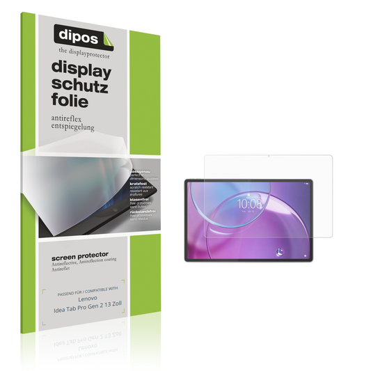 Matte Displayschutzfolie von dipos passend für Lenovo Idea Tab Pro Gen 2 13 Zoll, präziser Zuschnitt und blasenfrei montiert