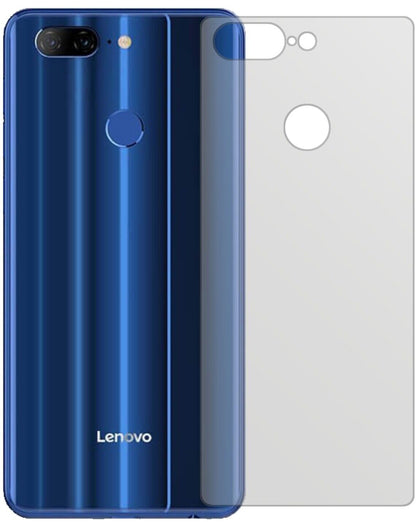 Matte Displayschutzfolie von dipos passend für Lenovo K9 Rückseite, präziser Zuschnitt und blasenfrei montiert
