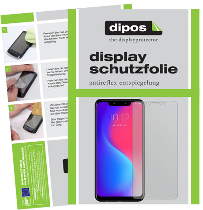 Matte Displayschutzfolie von dipos passend für Lenovo S5 Pro, präziser Zuschnitt und blasenfrei montiert