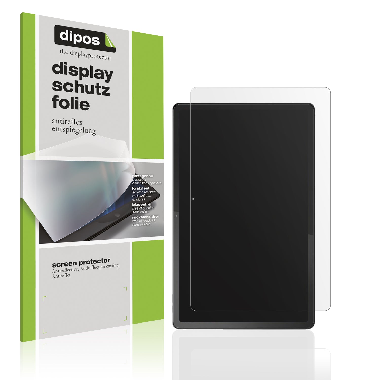 Matte Displayschutzfolie von dipos passend für Lenovo Tab P11 5G, präziser Zuschnitt und blasenfrei montiert