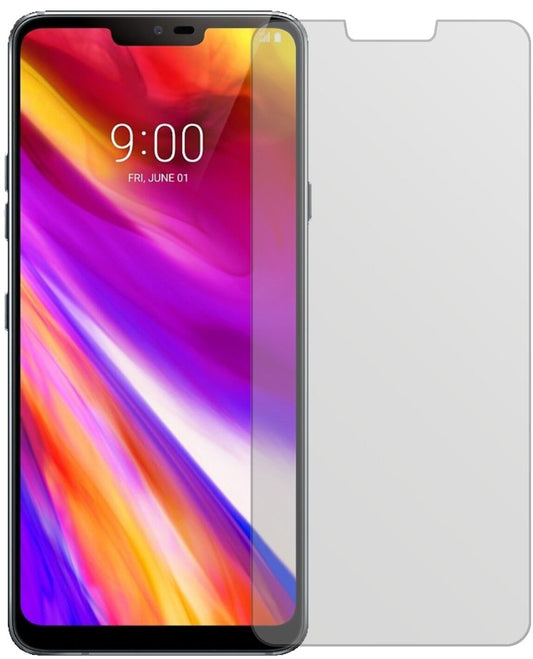 Matte Displayschutzfolie von dipos passend für LG G7 ThinQ, präziser Zuschnitt und blasenfrei montiert