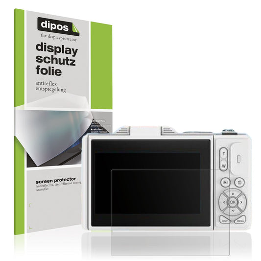 Matte Displayschutzfolie von dipos passend für Longyi Digitalkamera, präziser Zuschnitt und blasenfrei montiert